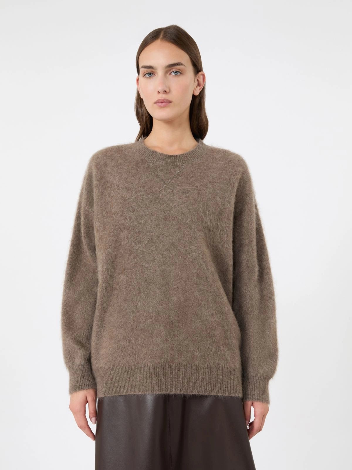 maglia in yak con sciarpa SMMARIA 001 S MAXMARA 