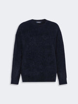 S MAXMARA maglia in yak con sciarpa Blu