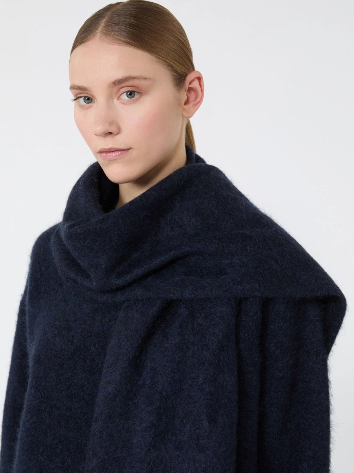 maglia in yak con sciarpa SMMARIA 004 S MAXMARA 