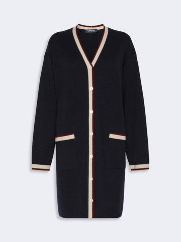Cardigan lungo con dettagli SMMBOERO 010 S MAXMARA 