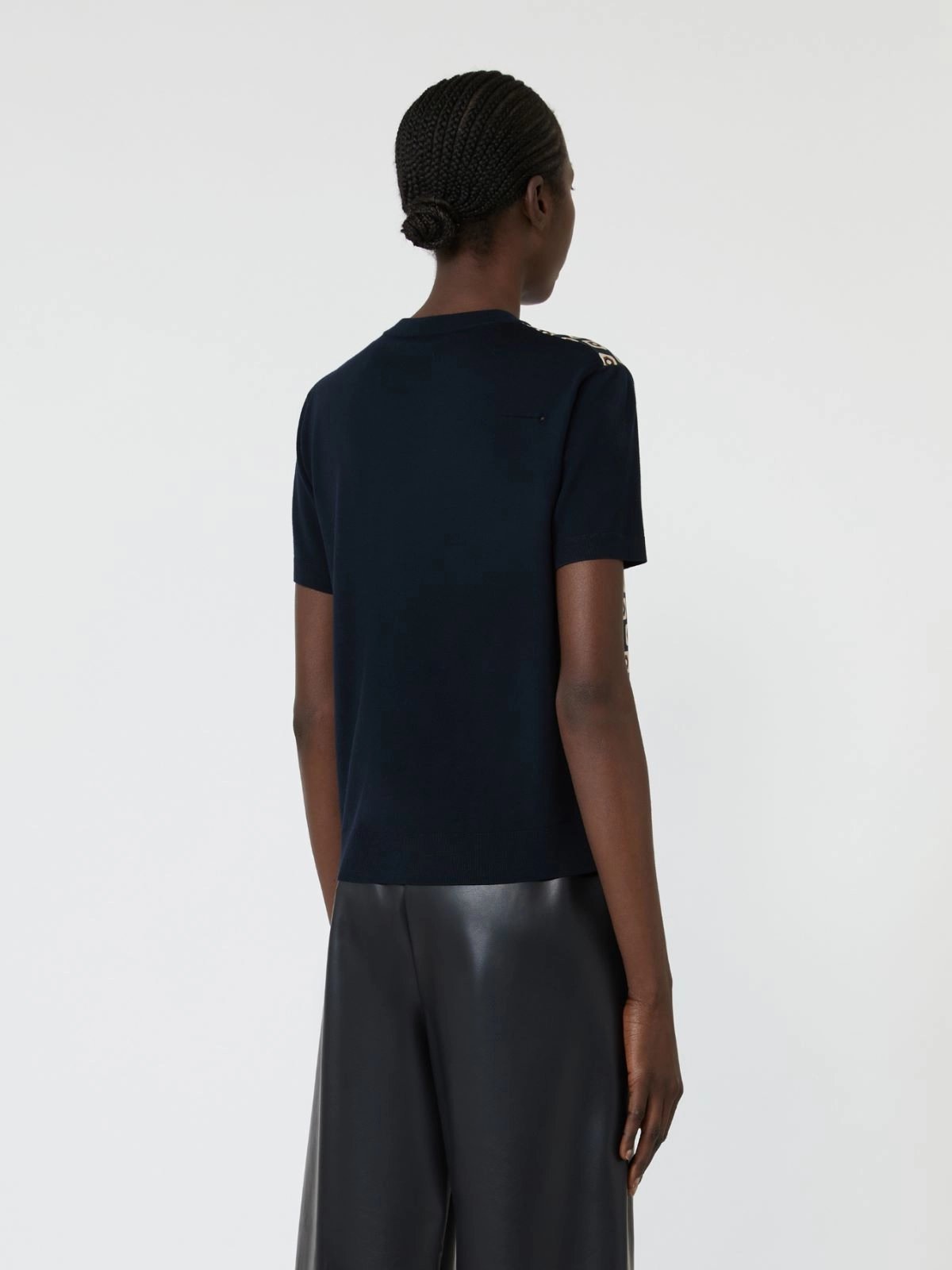 maglia in filato di lana e seta SMMCOCCOLE 006 S MAXMARA 