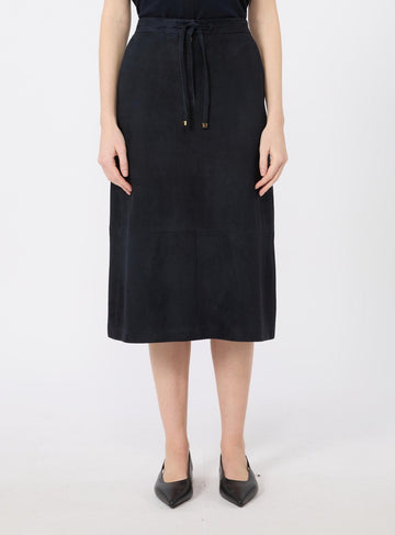 gonna in pelle scamosciata SMMGAZZA 004 S MAXMARA 