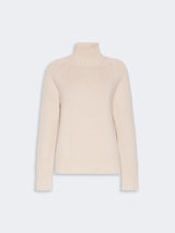 MAXMARA S dolcevita in filato di lana e cachemire Beige