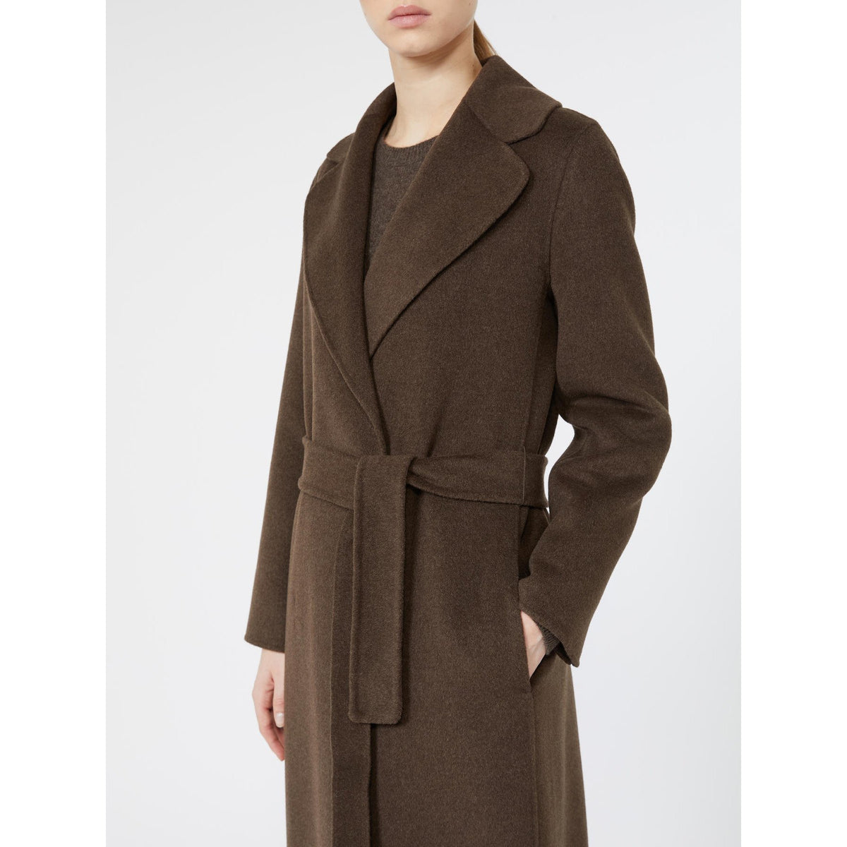 cappotto in drap di lana e yak SMMPACE 002 S MAXMARA 