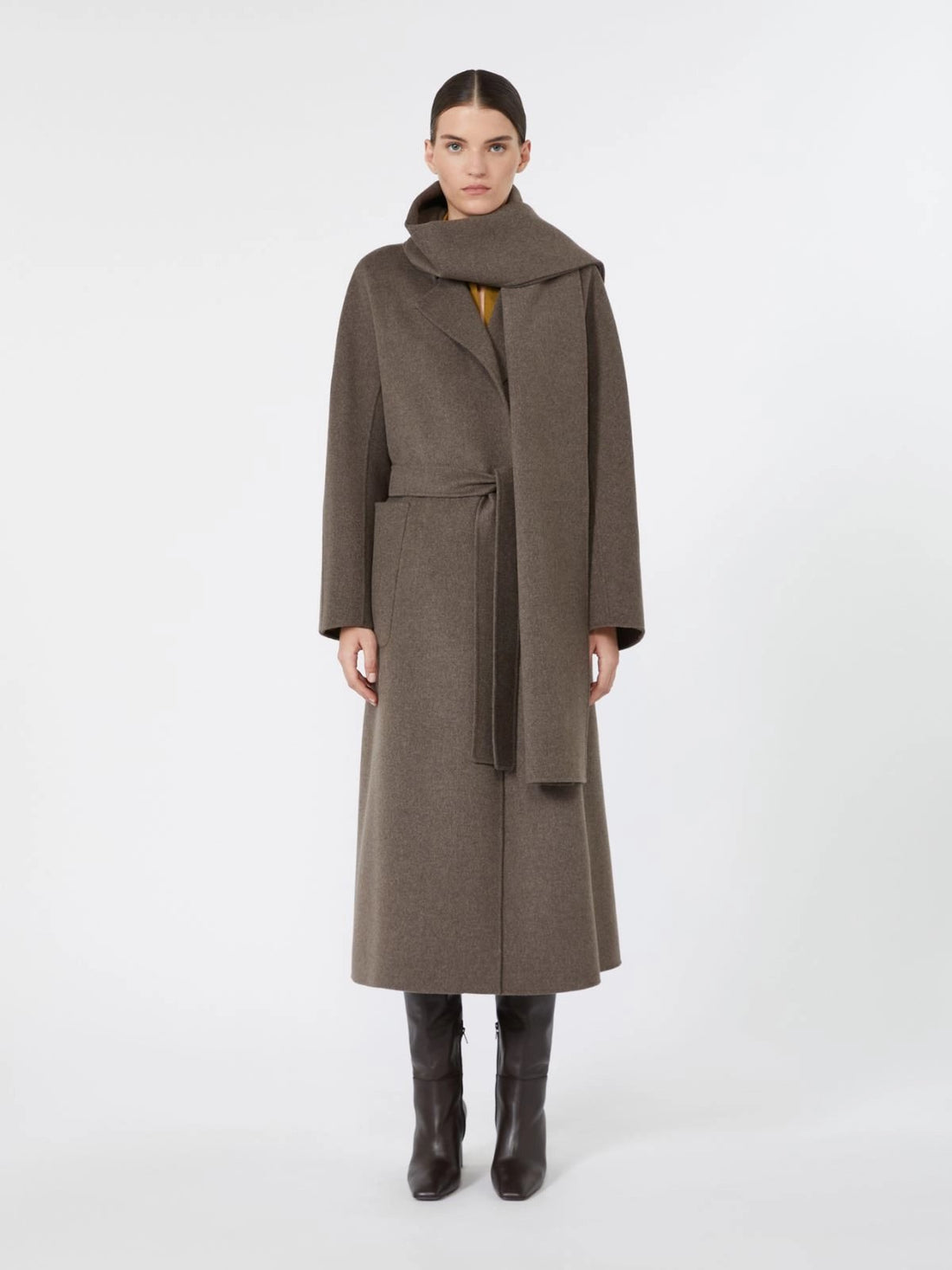 cappotto lungo in lana double SMMPEONIE 072 S MAXMARA 