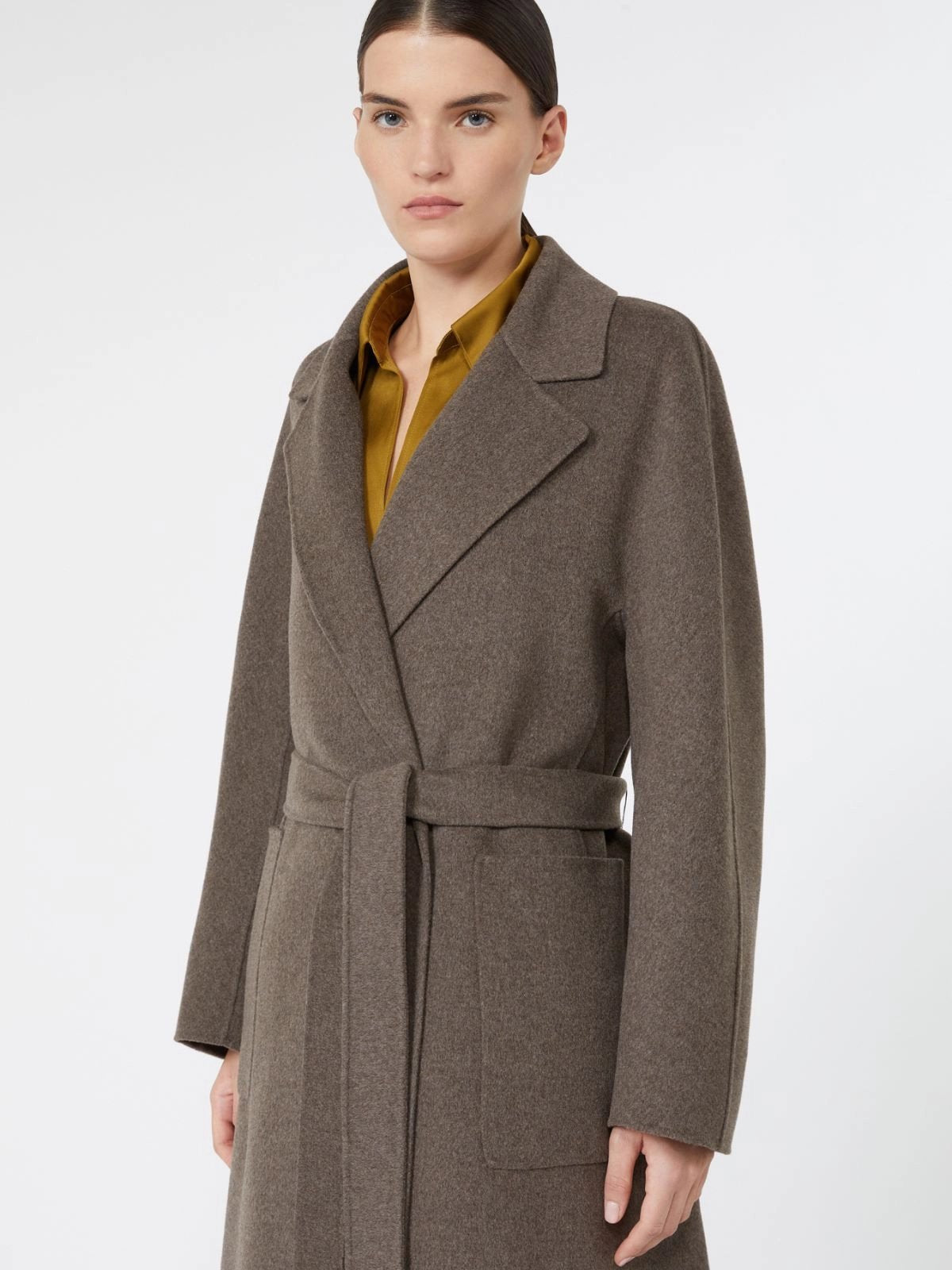 cappotto lungo in lana double SMMPEONIE 072 S MAXMARA 