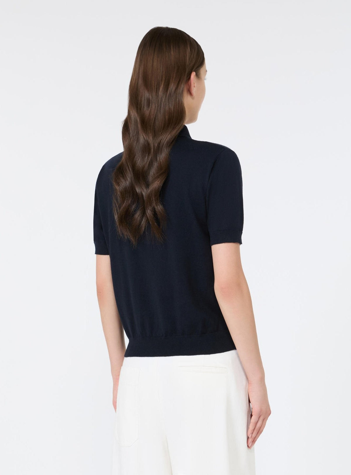 Polo in cotone, seta e cachemire SMMPOMPOSA 004 S MAXMARA 