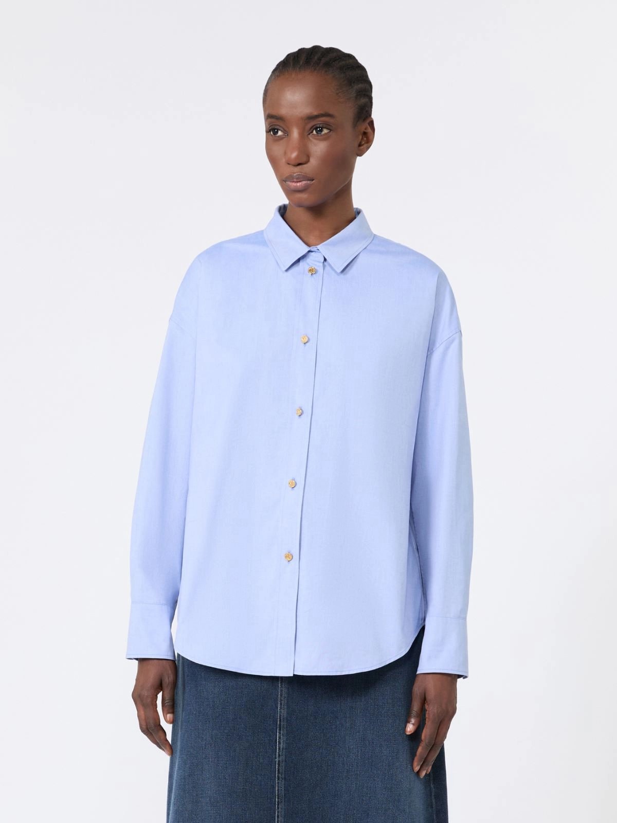 camicia in oxford di cotone SMMVOLONTA 001 S MAXMARA 