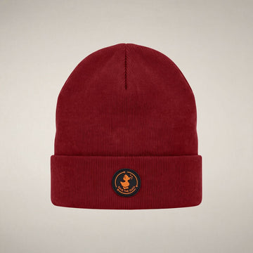 berretto fivel con logo FIVEL DARK RED SAVE the duck 