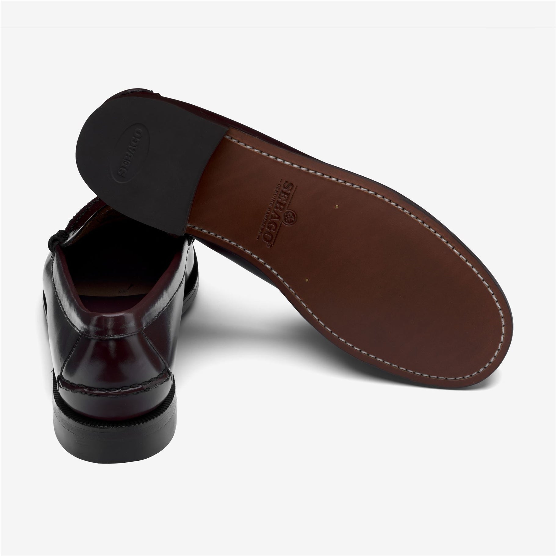 mocassino classic dan in pelle CLASSIC DAN BROWN BURGUNDY SEBAGO 