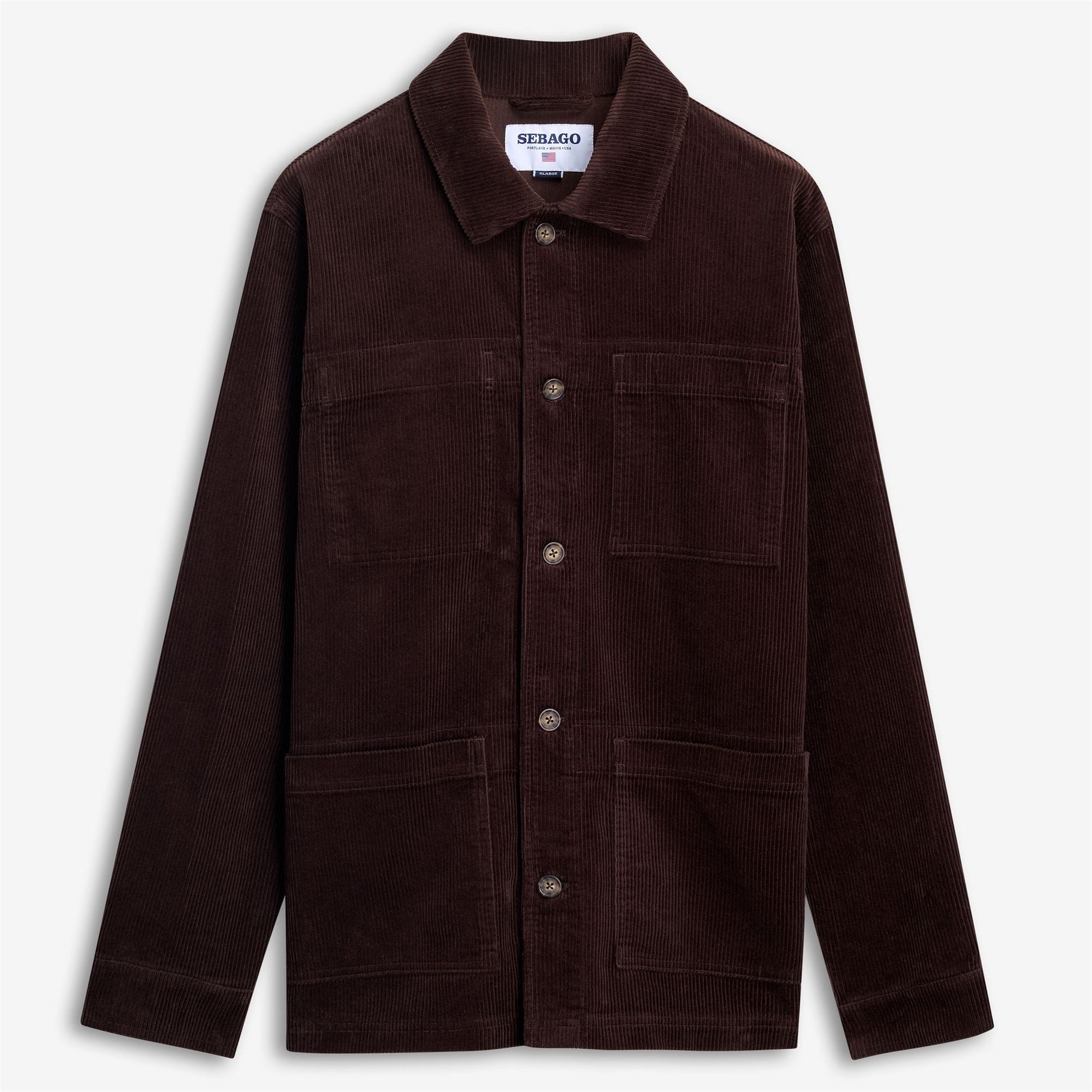 giacca dorr corduroy DORR CORDUROY BROWN MORO SEBAGO 