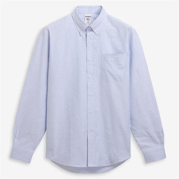 camicia doubling ox DOUBLING OX ROYAL BLUE/WHITE SEBAGO 