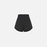 SILENCE shorts a vita alta Black