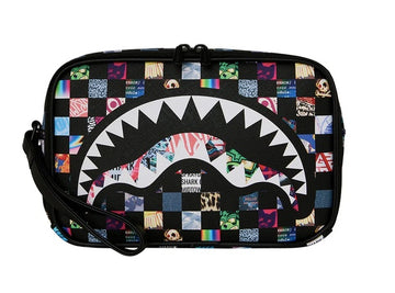 pochette crazy check toiletry brick 910B9441 NSZ SPRAYGROUND 