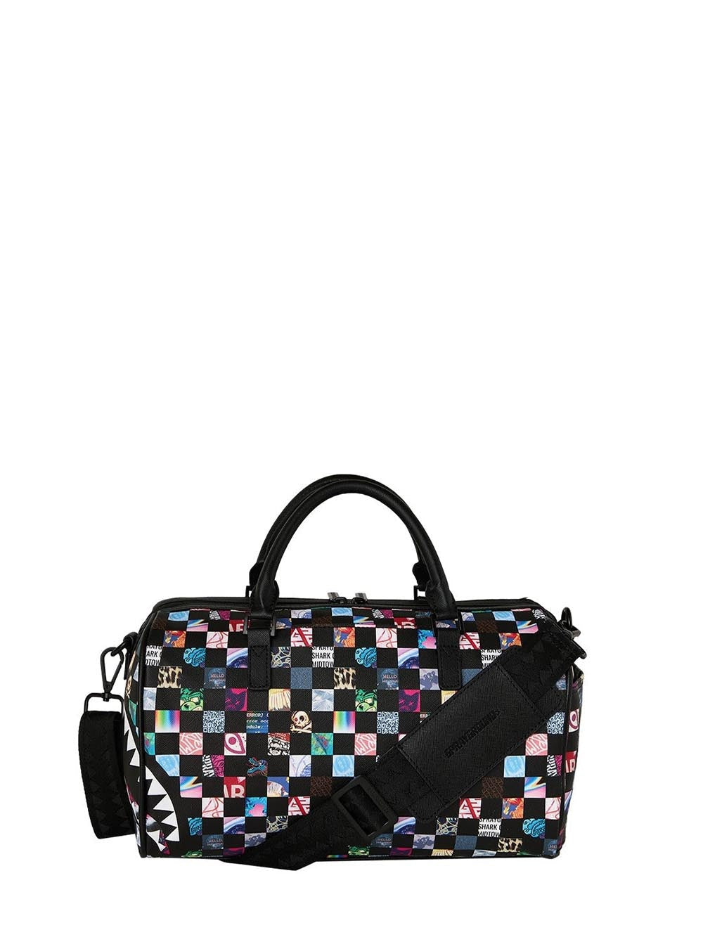 borsone crazy check mini duffle 910D9439 NSZ SPRAYGROUND 