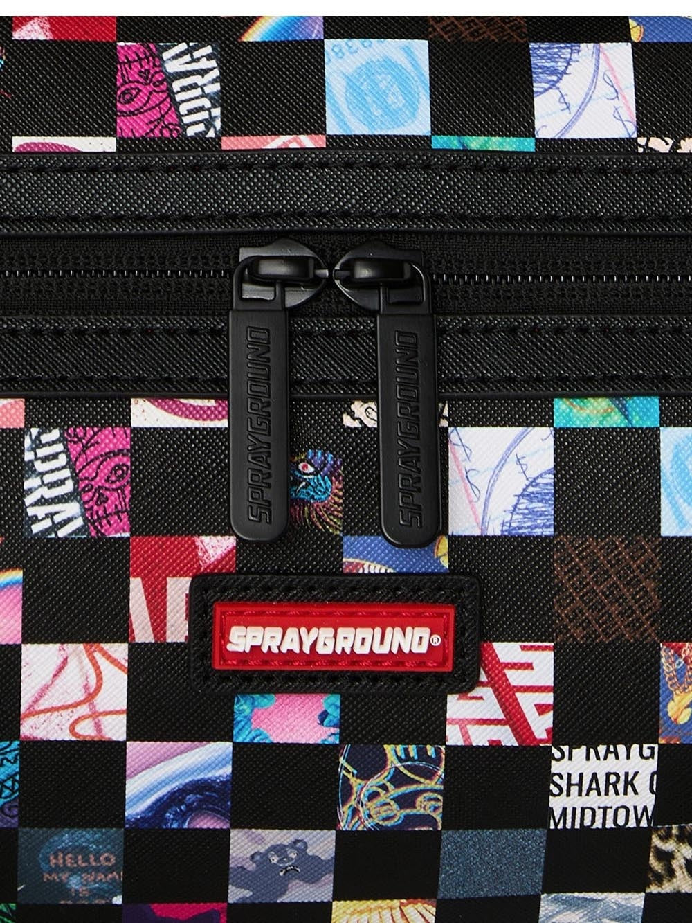 borsone crazy check mini duffle 910D9439 NSZ SPRAYGROUND 