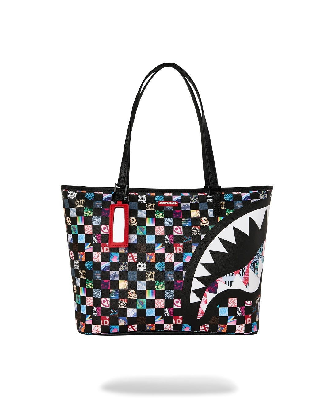 borsa crazy check back tote 910T9440 NSZ SPRAYGROUND 