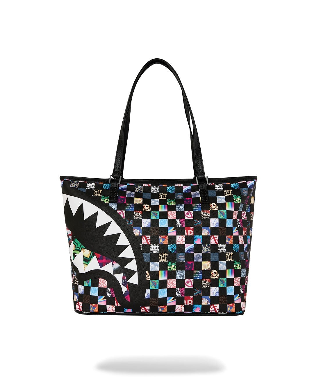 borsa crazy check back tote 910T9440 NSZ SPRAYGROUND 