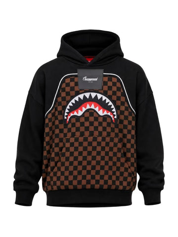 felpa con bocca e cappuccio SPY1577G BLACK SPRAYGROUND 