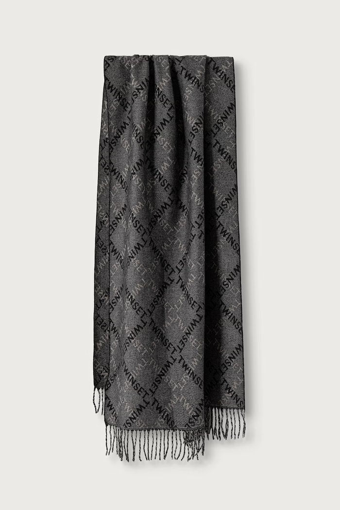 sciarpa monogramma 262TA4310 00006 TWINSET 