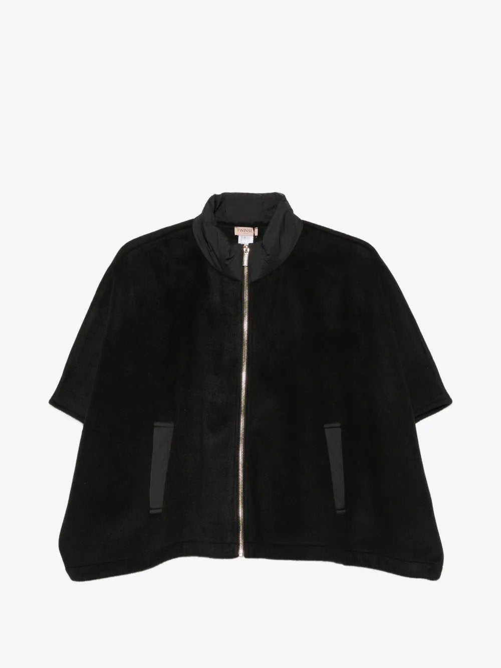 poncho in panno con zip 262TA4410 00006 TWINSET 