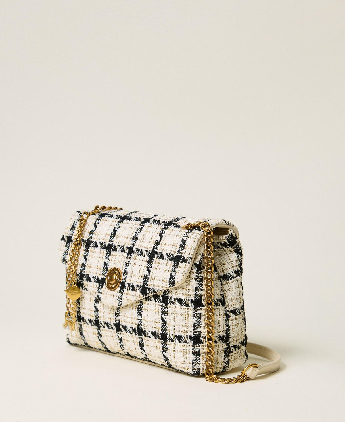 borsa a tracolla bouclè check 262TB7320 13859 TWINSET 