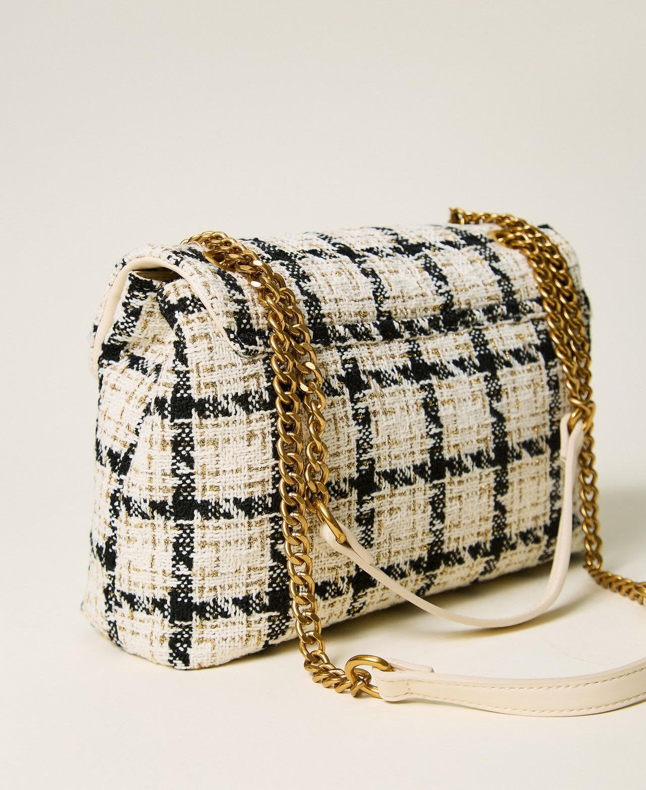 borsa a tracolla bouclè check 262TB7320 13859 TWINSET 