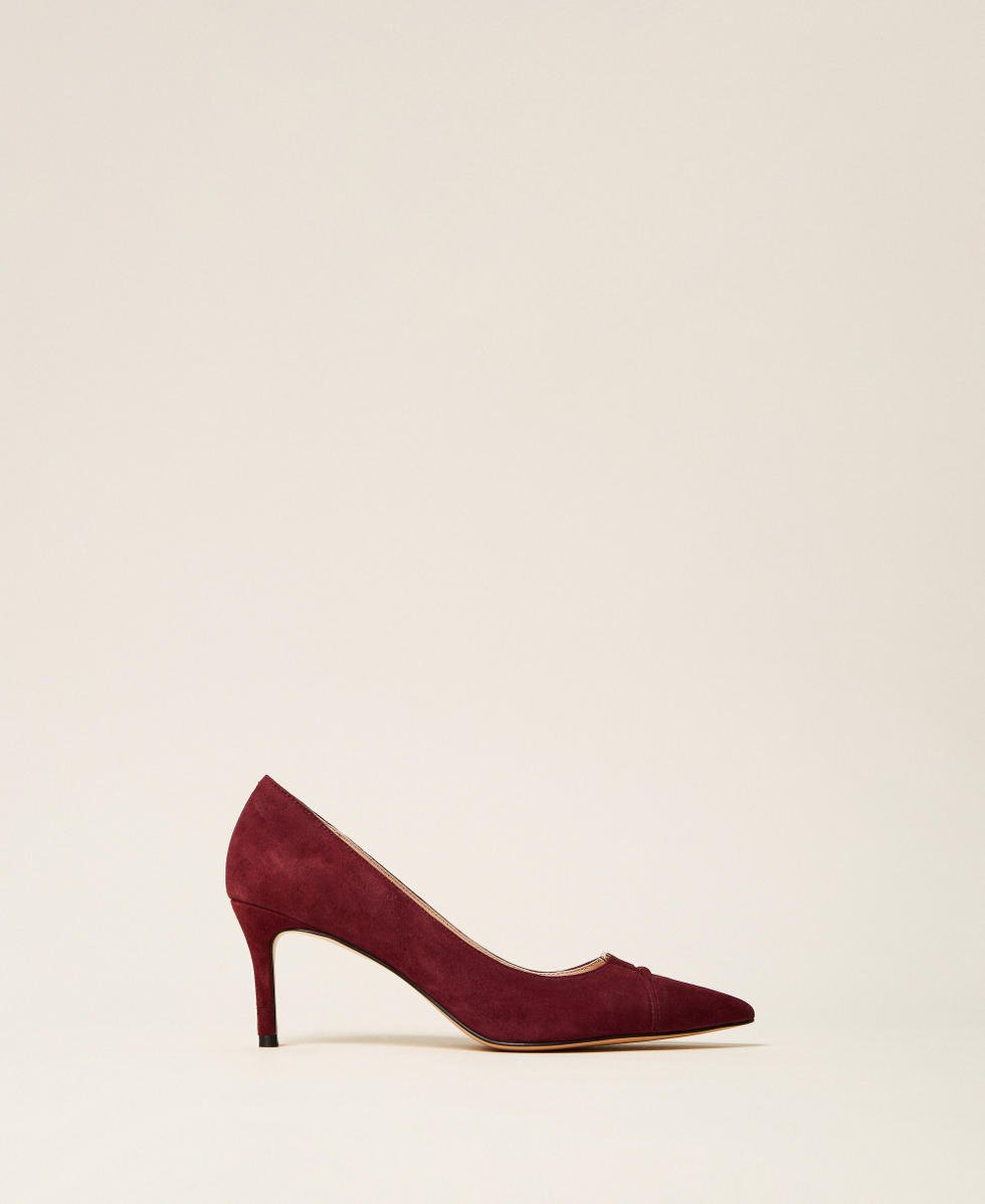 dècollettè in pelle scamosciata 262TCP014 13670 TWINSET 
