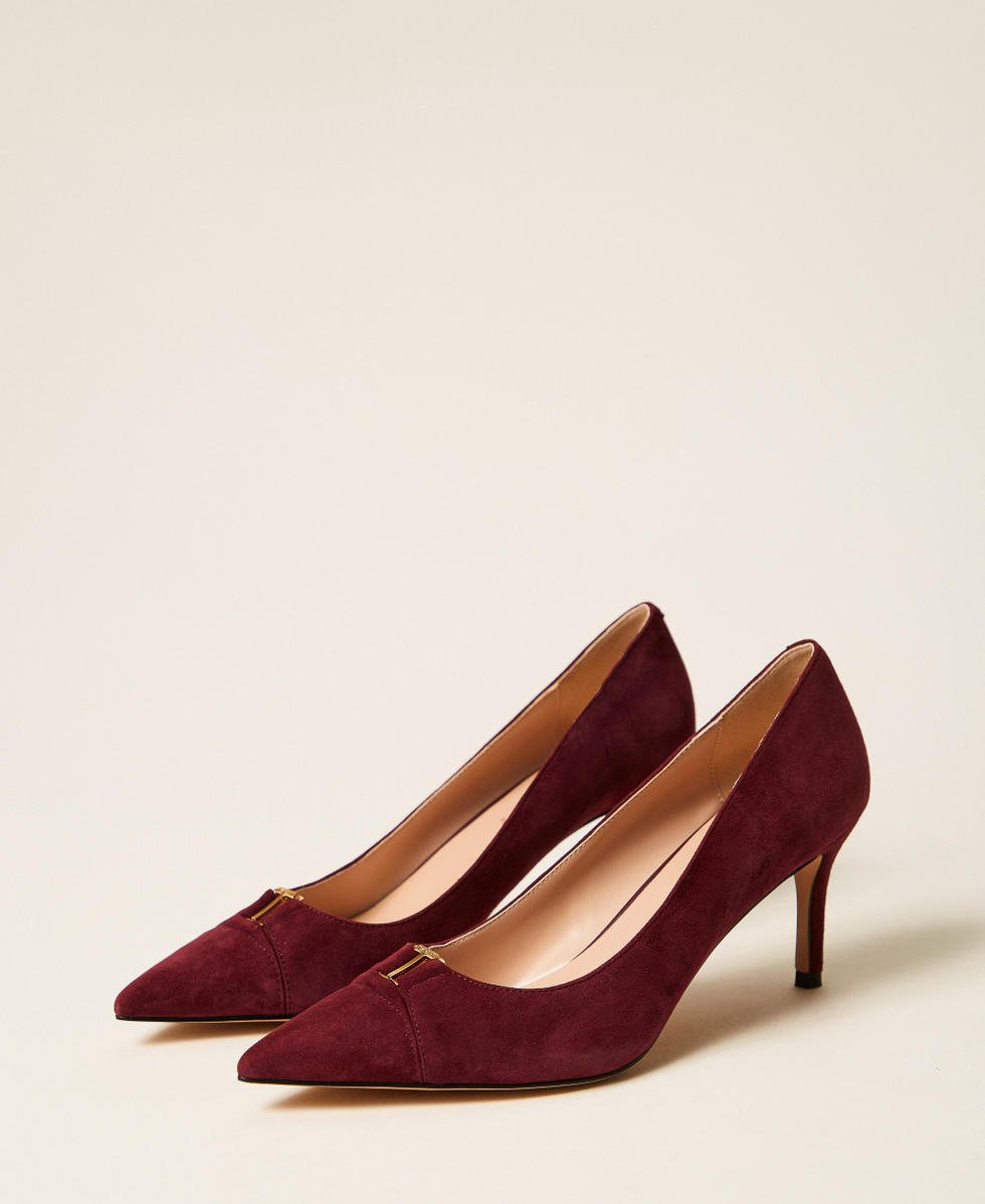 dècollettè in pelle scamosciata 262TCP014 13670 TWINSET 
