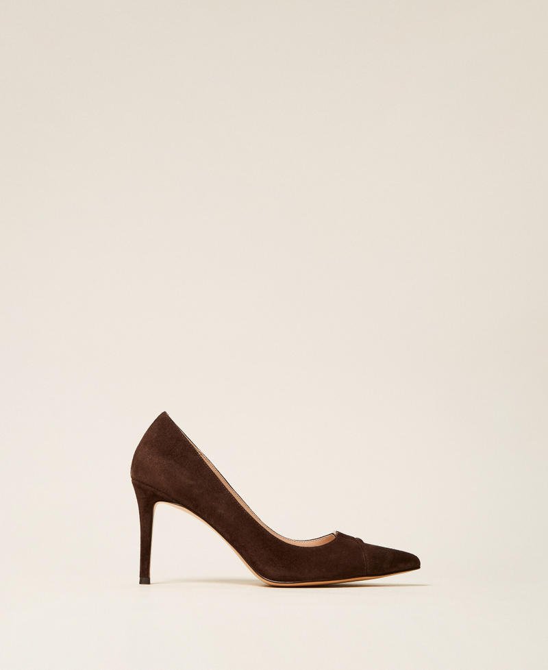 decollette tacco alto in suede 262TCP018 13411 TWINSET 