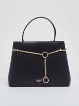 TWINSET borsa grande con catena Nero