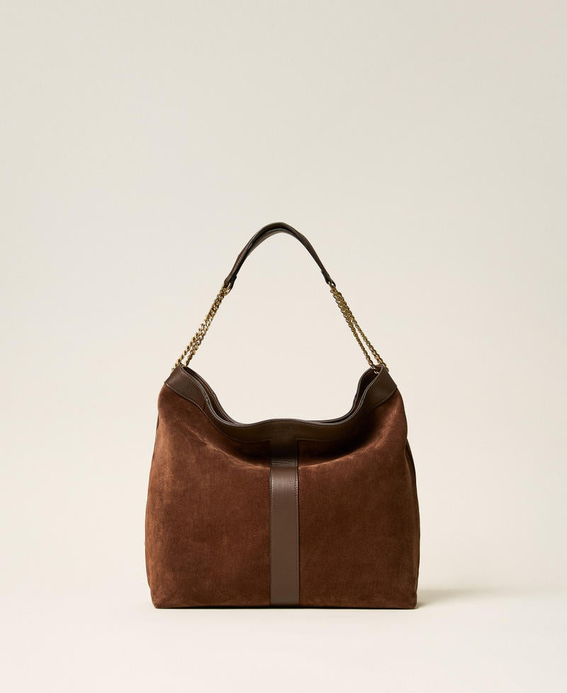 borsa hobo in suede 262TD8160 10780 TWINSET 