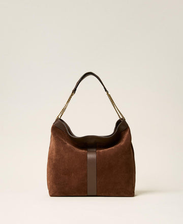 borsa hobo in suede 262TD8160 10780 TWINSET 