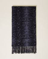 TWINSET stola con stampa animalier Blu