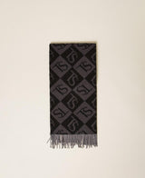 TWINSET sciarpa con rombi Nero
