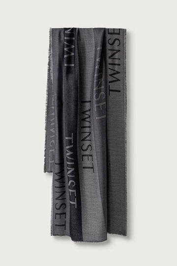 sciarpa jacquard con logo 262TO5490 00006 TWINSET 