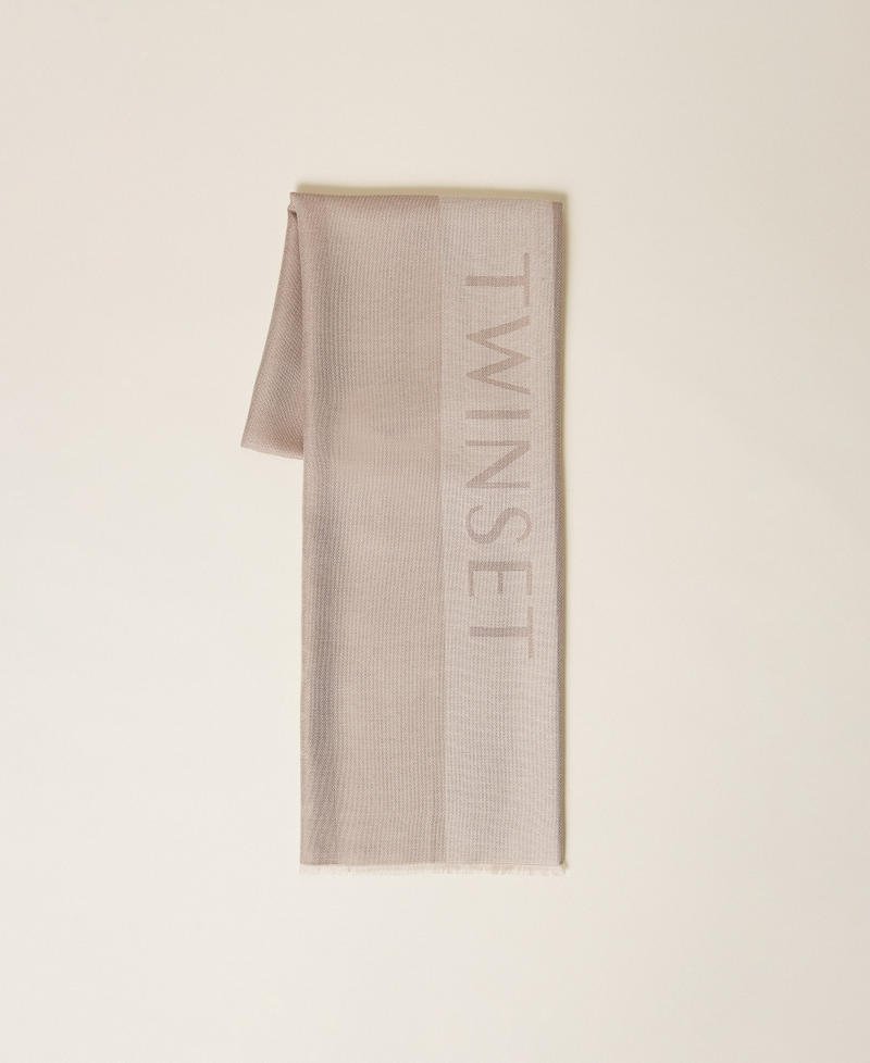 sciarpa jacquard con logo 262TO5490 00369 TWINSET 