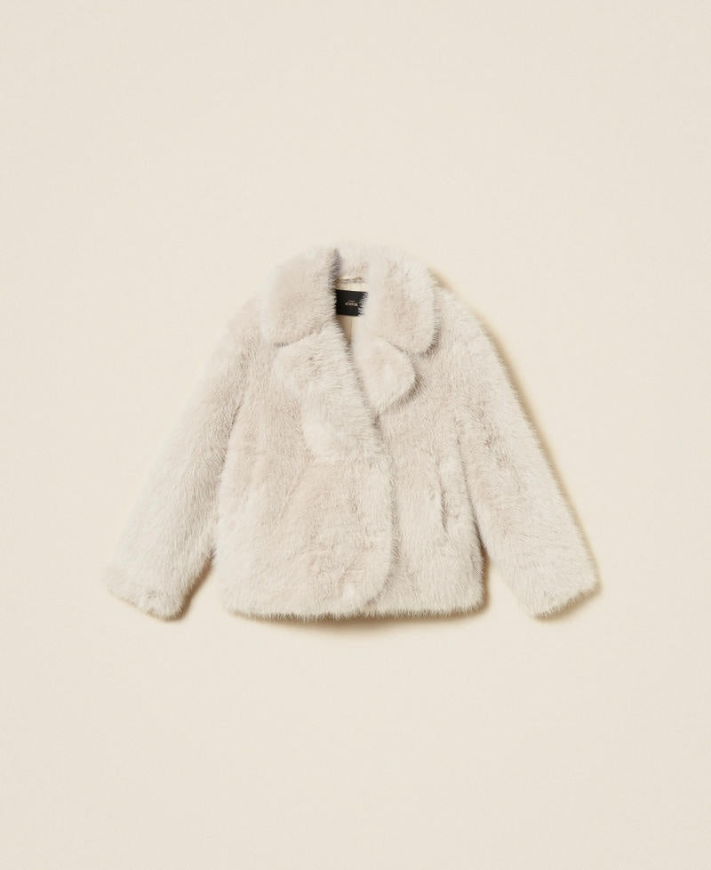 cappotto in pelliccia sintetica 262AP2130 05710 TWINSET ACTITUDE 