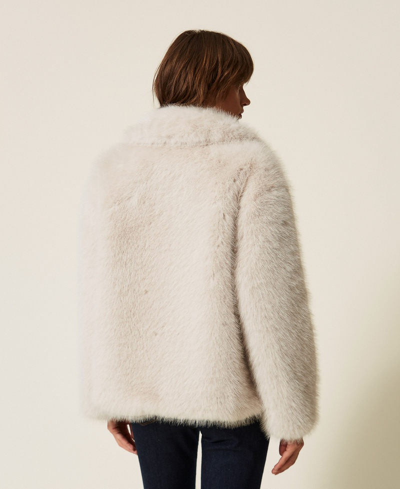 cappotto in pelliccia sintetica 262AP2130 05710 TWINSET ACTITUDE 