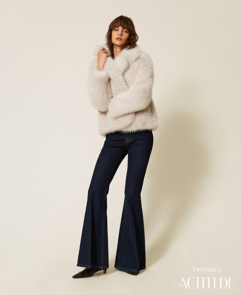cappotto in pelliccia sintetica 262AP2130 05710 TWINSET ACTITUDE 