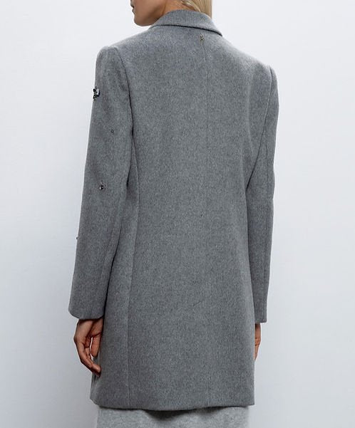 cappotto in lana con pailettes 262AP2150 12838 TWINSET ACTITUDE 