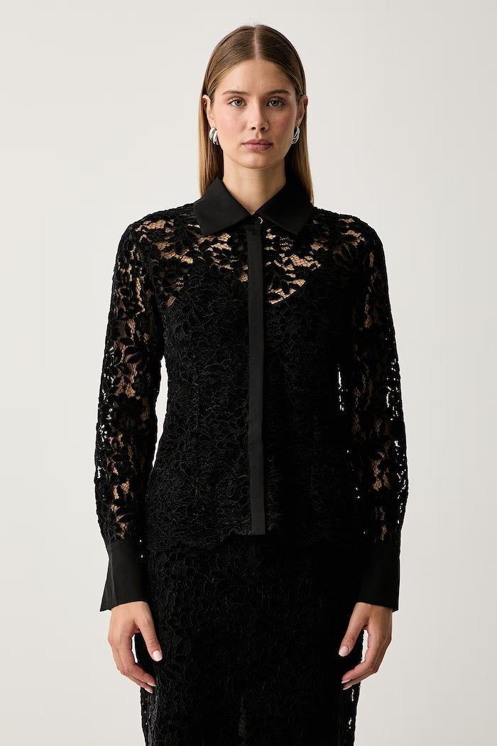 camicia in pizzo 262AP2254 00006 TWINSET ACTITUDE 