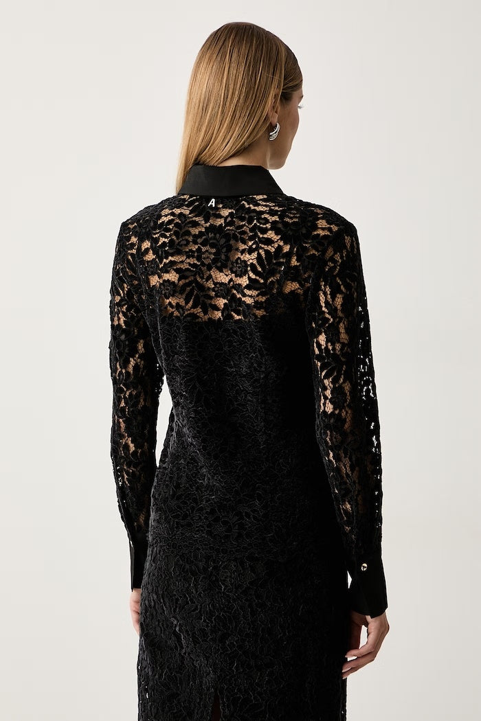 camicia in pizzo 262AP2254 00006 TWINSET ACTITUDE 