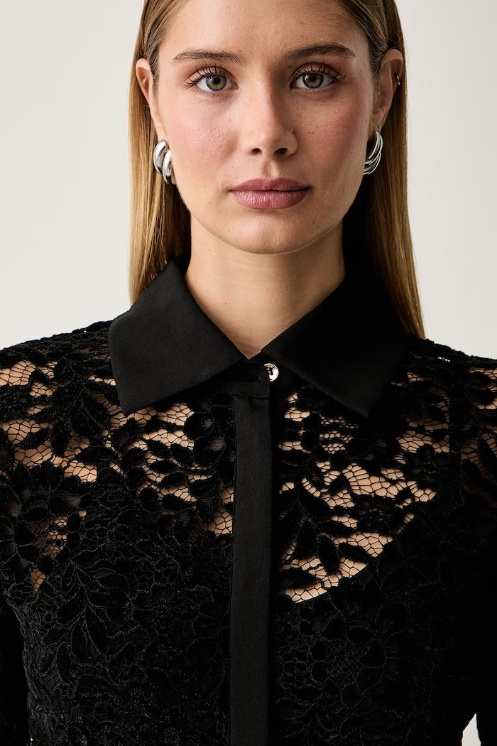 camicia in pizzo 262AP2254 00006 TWINSET ACTITUDE 