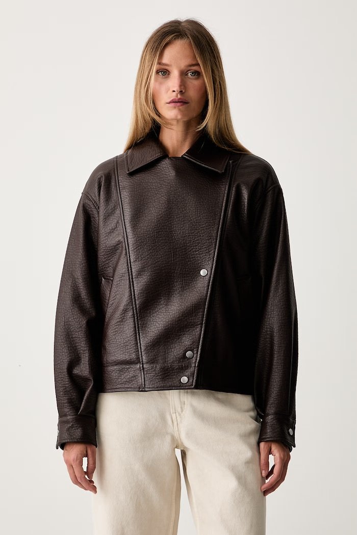 giubbino in similpelle 262AP2290 13655 TWINSET ACTITUDE 