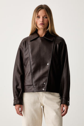 giubbino in similpelle 262AP2290 13655 TWINSET ACTITUDE 