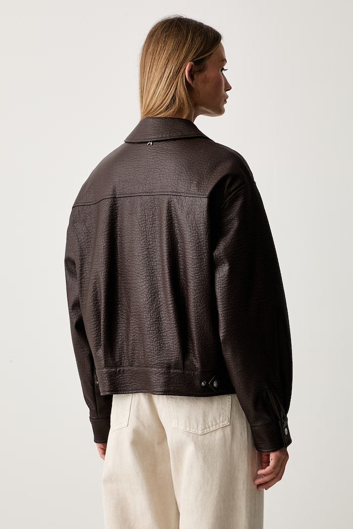 giubbino in similpelle 262AP2290 13655 TWINSET ACTITUDE 