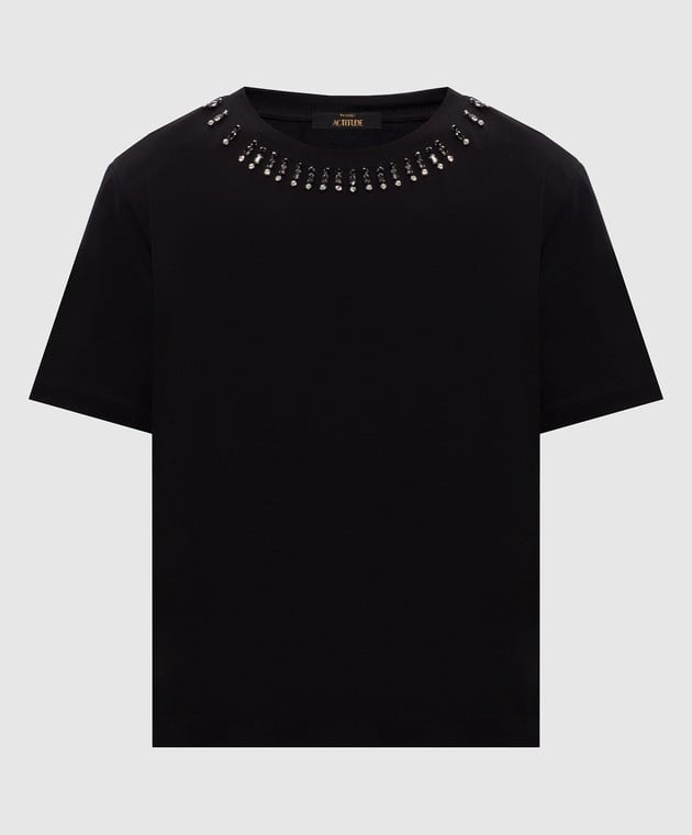 t-shirt con dettagli al collo 262AP2480 00006 TWINSET ACTITUDE 