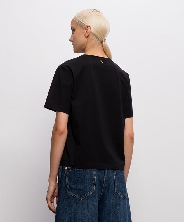 t-shirt con dettagli al collo 262AP2480 00006 TWINSET ACTITUDE 