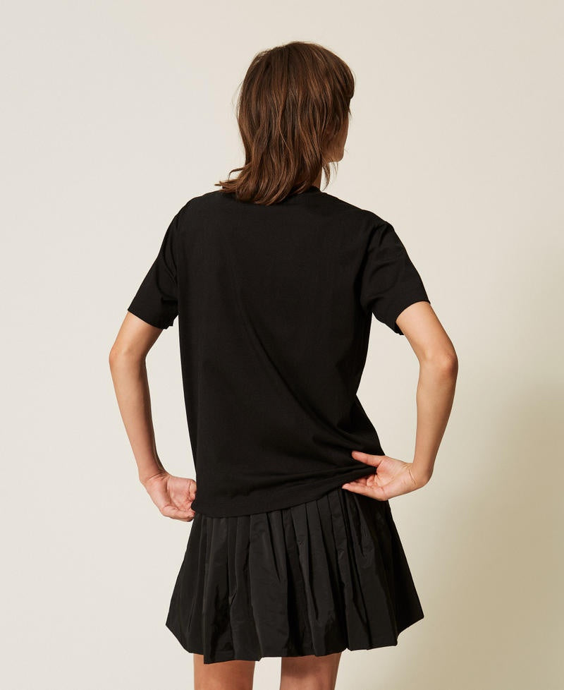 t-shirt con stampa 262AP2510 00006 TWINSET ACTITUDE 